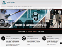 Tablet Screenshot of kartsan.com.tr
